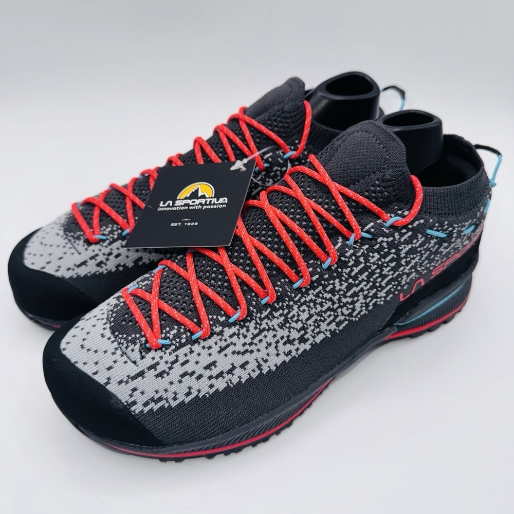 La Sportiva TX2 Evo Approach‎ Sneakers Women's Size 8.5 Carbon Hibiscus